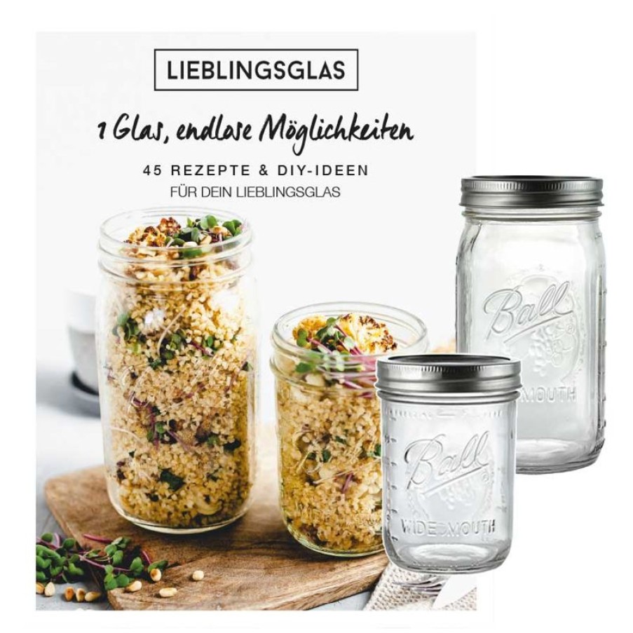 Mason Jars Lieblingsglas | Lieblingsglas Buch + Glaser