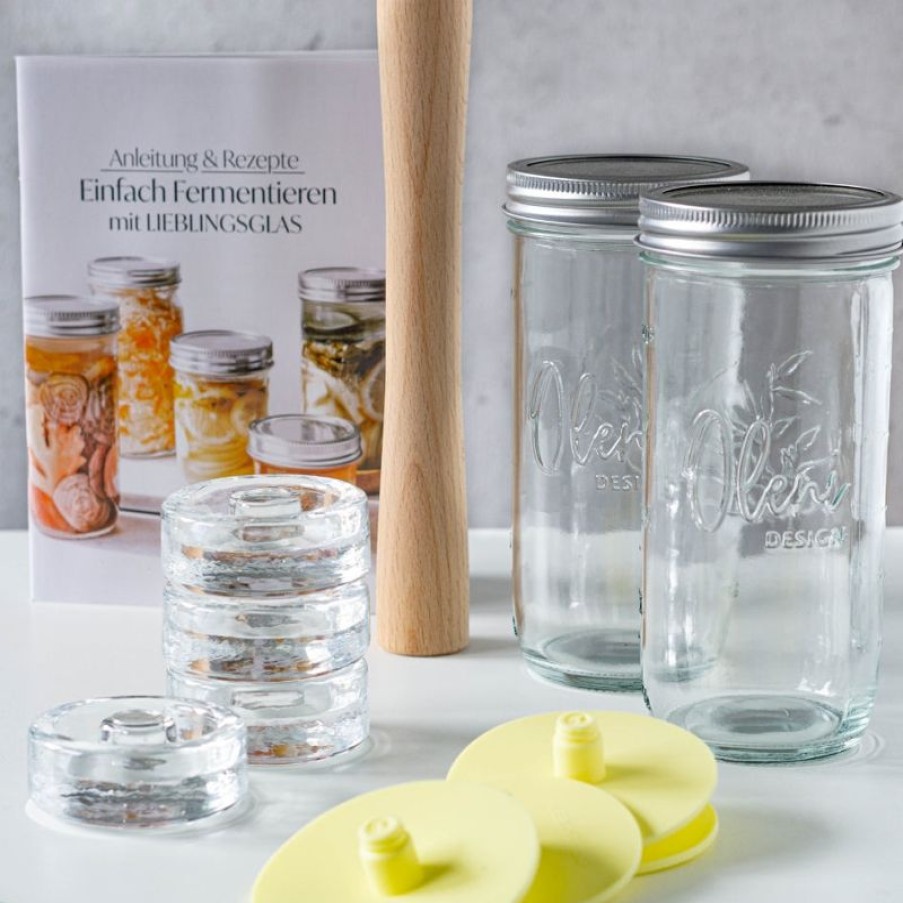 Mason Jars Lieblingsglas | Fermentieren Set | Basic